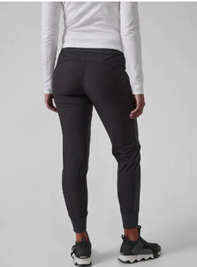 Athleta 2 black Headlands Hybrid Trek Jogger pants outdoor camp mountain casual
